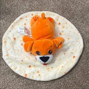 Cutetitos Orange Puppy Dog Plush Stuffed Animal Toy